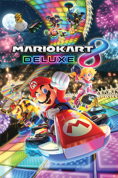 Poster, Affisch Mario Kart 8 - Deluxe | Affischer på vägg | 3+1 GRATIS |  Europosters