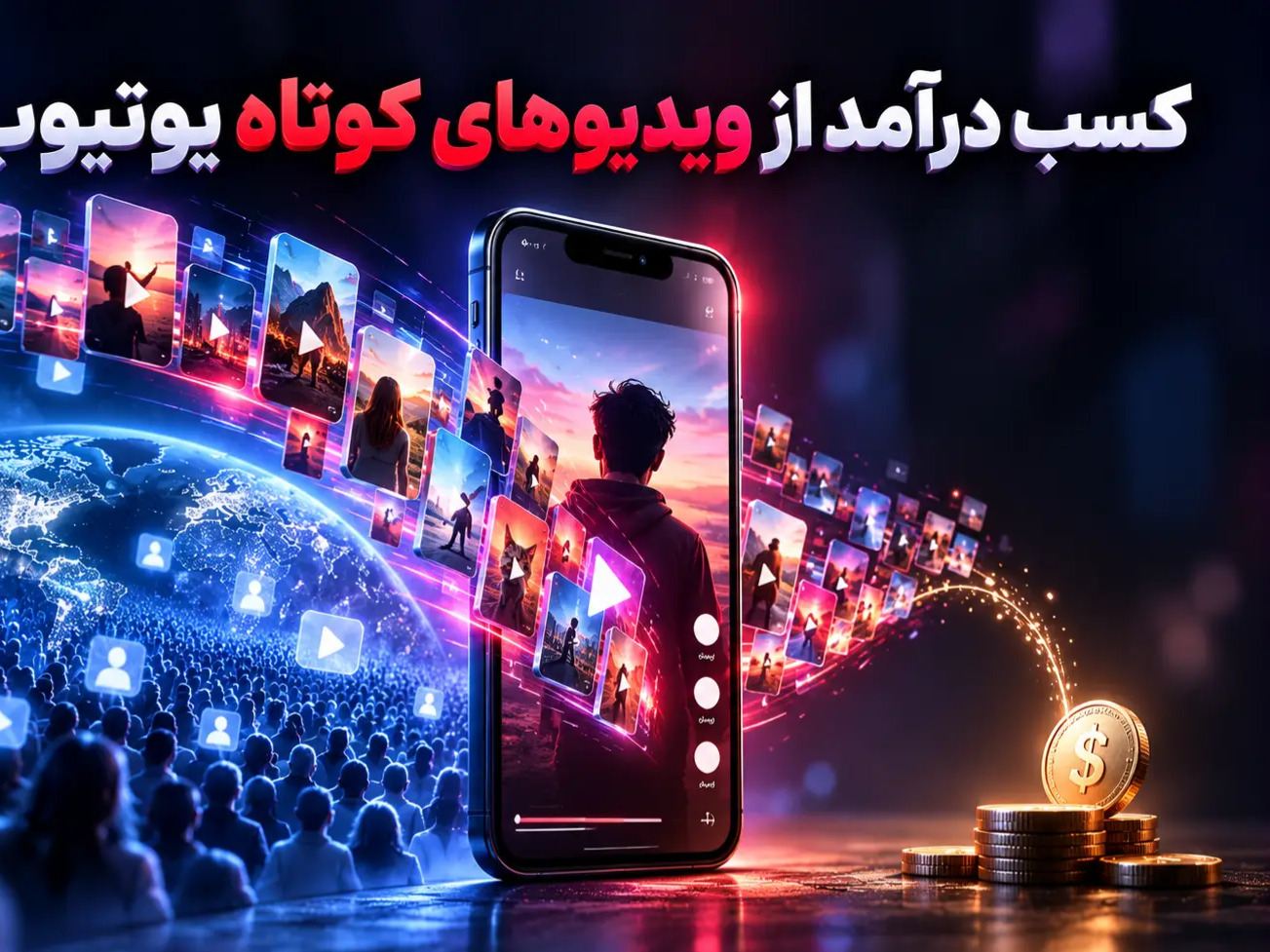 کسب درآمد از ویدئوهای یوتیوب